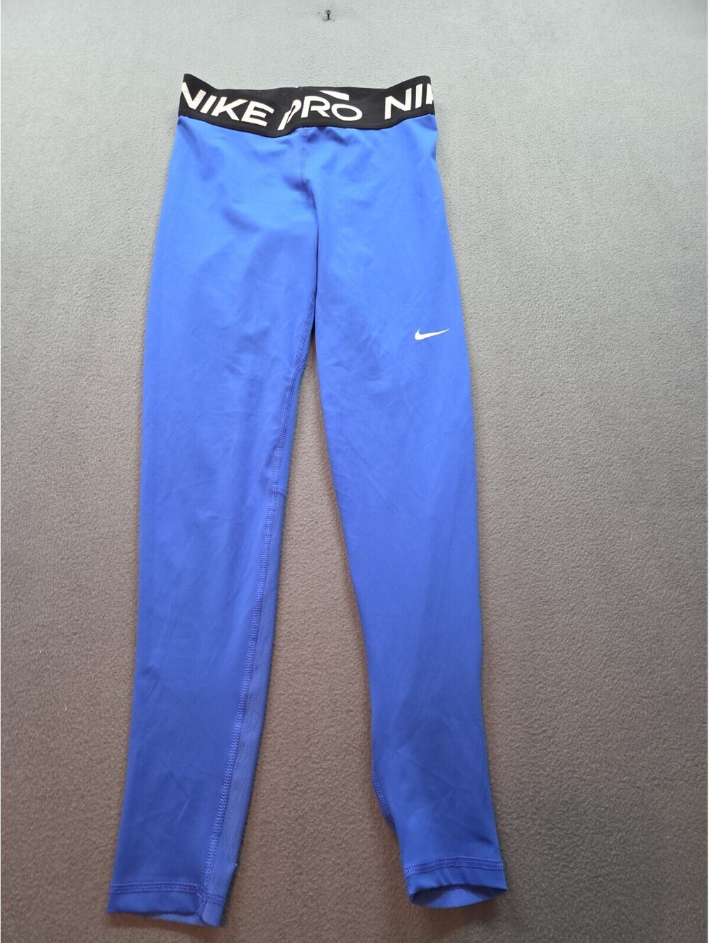 women's blue athletic leggings by Nike size S